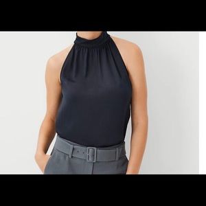 Ann Taylor Black Halter